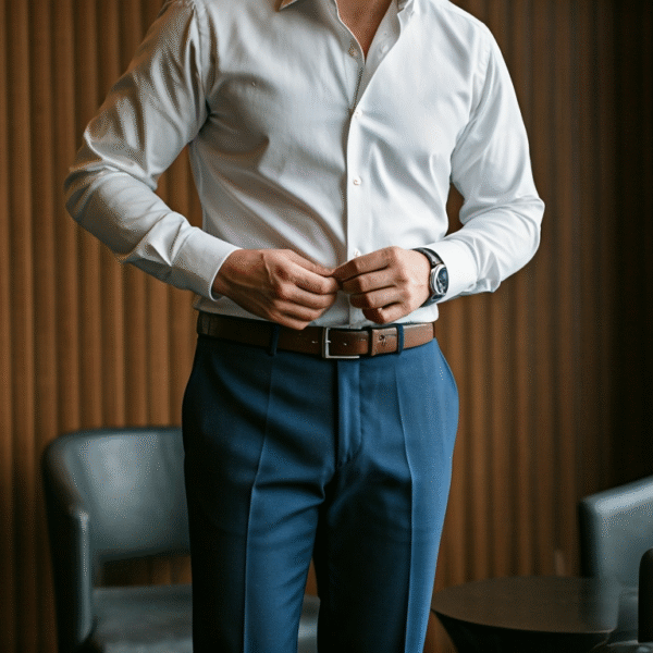 Jak włożyć koszulę w spodnie, aby było elegancko i stylowo? Krok po kroku
